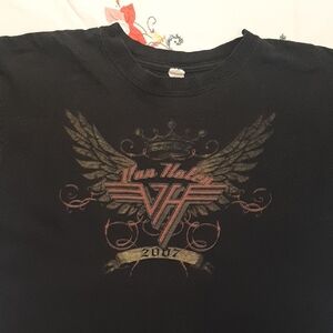 VINTAGE 2007🎸Van Halen NORTH AMERICAN Tour Tee🎵With DAVID LEE ROTH Sz M/L